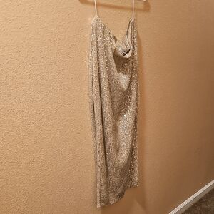 Gold Sequin Dress